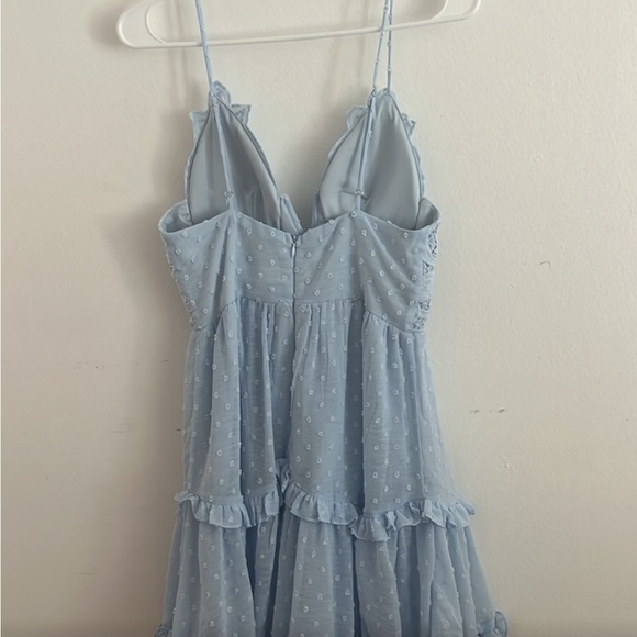 Hello Molly Light Blue Lace Mini Dress in perfect condition! - Picture 4 of 5